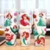 Personalized Princess Ariel 40oz Tumbler Sublimated Travel Mug - Image 2