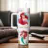 Personalized Princess Ariel 40oz Tumbler Sublimated Travel Mug