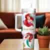 Personalized Princess Ariel 40oz Tumbler Sublimated Travel Mug - Image 3