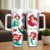 Personalized Princess Ariel 40oz Tumbler Sublimated Travel Mug - Image 4
