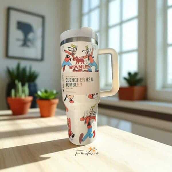 Personalized Disney Goofy 40oz Tumbler , Goofy 40oz Tumbler, Tumbler with Handle Tumblers