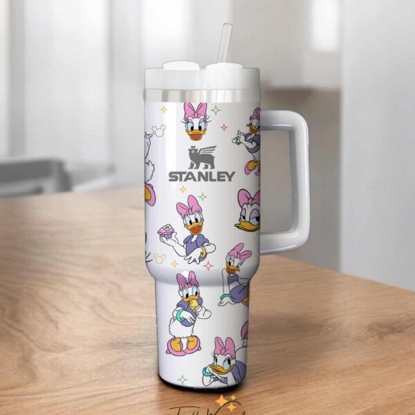Alternative view of Daisy Duck 40oz Tumbler Movie Cartoon Tumbler Disneyworld Gift
