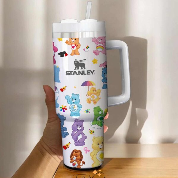 Alternative view of 40oz Cartoon Bears Tumbler Cup Stainless Steel Insulated Travel Mug