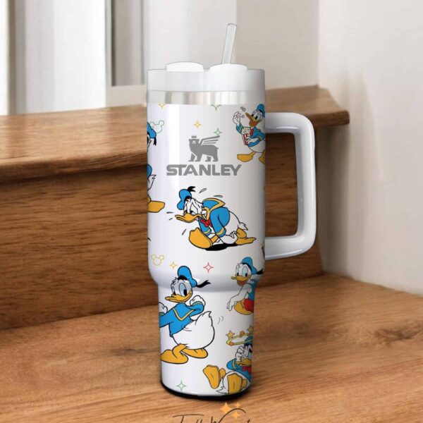 Alternative view of Custom Disney Donald Duck 40oz Tumbler Cartoon Mug Classic Duck Cup