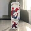 40oz Tumbler Spider Man Personalized  , Spider-Man Coffee, Superhero Tumbler Cup - Image 4