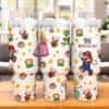 Cartoon Mario 40oz Tumbler With Lid and Straw Insulated Hot or Cold - Image 6