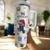 Cartoon Mario 40oz Tumbler With Lid and Straw Insulated Hot or Cold - Image 2