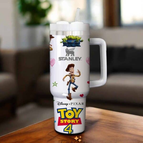 Alternative view of Cartoon Toy Story 40oz Tumbler Woody Buzz Jessie  Pixar Characters Cup