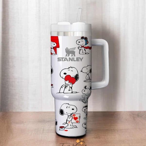 Alternative view of Cartoon Puppy Dog 40oz Tumbler Gift for Her or Him