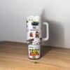Toy Story 40oz Tumbler, Pixar Characters Woody Buzz Insulated Cup, Disney Fan Cup - Image 2