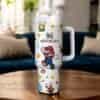 Cartoon Mario 40oz Tumbler With Lid and Straw Insulated Hot or Cold - Image 4