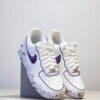 Custom Purple Splatter Air Force 1: Hand-Painted Sneakers - Image 2