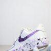 Custom Purple Splatter Air Force 1: Hand-Painted Sneakers - Image 3