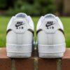 Custom Black & Gold Splatter Air Force 1: Hand-Painted AF1 Sneakers - Image 5
