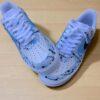 Custom Splatter Air Force 1 Sneakers: Hand-Painted Blue Navy AF1 Shoes - Image 2