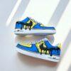 Hand-Painted Comic Drip Air Force 1 Sneakers: Custom Streetwear - Image 2