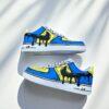Hand-Painted Comic Drip Air Force 1 Sneakers: Custom Streetwear