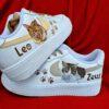 Custom Hand-Painted Cat Air Force 1 Sneakers: Personalized AF1 Shoes - Image 4