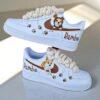 Personalized Dog Air Force 1 Sneakers: Hand-Painted Pet Portrait Shoes - Image 3