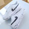 Custom Hand-Painted Air Force 1 Sneakers: Double Paint Splatter AF1 - Image 4