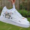 Personalized Cat Air Force 1 Sneakers: Custom Hand-Painted Pet AF1 Shoes