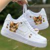 Personalized Cat Air Force 1 Sneakers: Custom Hand-Painted Pet AF1 Shoes - Image 2