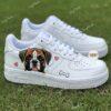Personalized Dog Portrait Air Force 1 Sneakers: Custom Hand-Painted Pet AF1 Shoes - Image 3
