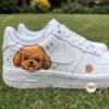 Personalized Dog Portrait Air Force 1 Sneakers: Custom Hand-Painted Pet AF1 Shoes - Image 9