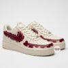 Custom Burgundy Drip Air Force One: Hand-Painted Wine Red Splatter Shoes - Image 6
