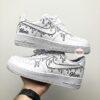 Hand-Painted Drip Air Force 1: Custom 2D Cartoon Shoes - Image 4