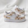 Hand-Painted Dog Paw Print Air Force 1 Sneakers: Custom Pet Lover Gift - Image 4