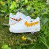 Custom Hand-Painted Disney Air Force 1s, Tigger & Honey Bee Sneakers, Personalized Gift - Image 2