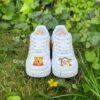 Custom Hand-Painted Disney Air Force 1s, Tigger & Honey Bee Sneakers, Personalized Gift - Image 4