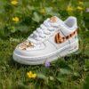 Custom Hand-Painted Disney Air Force 1s, Tigger & Honey Bee Sneakers, Personalized Gift - Image 5