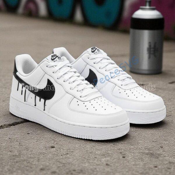 Custom Drip Air Force 1, Hand-Painted AF1 Sneakers