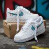 Custom Drip Splatter Air Force 1s: Hand-Painted Graffiti Sneakers - Image 3