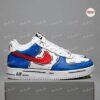 Hand-Painted Football Team Air Force 1: Gameday Red Blue Comic Sneakers - Image 5