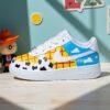 Custom Air Force 1 Toy Story Shoes, Kids Hand-Drawn Cartoon Sneakers - Image 2