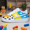Custom Air Force 1 Toy Story Shoes, Kids Hand-Drawn Cartoon Sneakers - Image 8