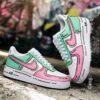 Custom Air Force 1 Sneakers, Hand-Painted Pastel Cartoon, Personalized AF1 Gift - Image 3