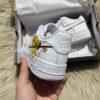 Hand-Painted Lion King Air Force 1s: Custom Simba Baby Shoes - Image 3