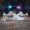 Custom Hand-Painted AF1 Sneakers: Graffiti Numbers, Streetwear Shoes - Image 4
