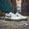Custom Lavender Splatter Air Force 1 Sneakers: Hand Painted Pastel AF1 - Image 3