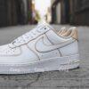 Lavender Edge Custom AF1, Hand Painted Pastel Sneakers, Minimal Purple Outline Shoes for Her - Image 7