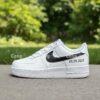 Hand-Painted Groom Air Force 1s: Custom Wedding Sneakers - Image 4