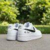 Hand-Painted Groom Air Force 1s: Custom Wedding Sneakers - Image 2