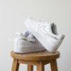Personalized Wedding AF1 Sneakers, Hand-Painted Gold, Silver & Rose Gold Shoes - Image 5
