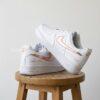 Personalized Wedding AF1 Sneakers, Hand-Painted Gold, Silver & Rose Gold Shoes - Image 6