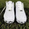 Hand Painted AF1 Black Drip Shoes: Custom Splatter Sneakers - Image 6