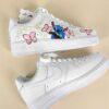 Hand-Painted Stitch & Butterfly Air Force 1 Sneakers: Custom Cartoon Shoes - Image 7